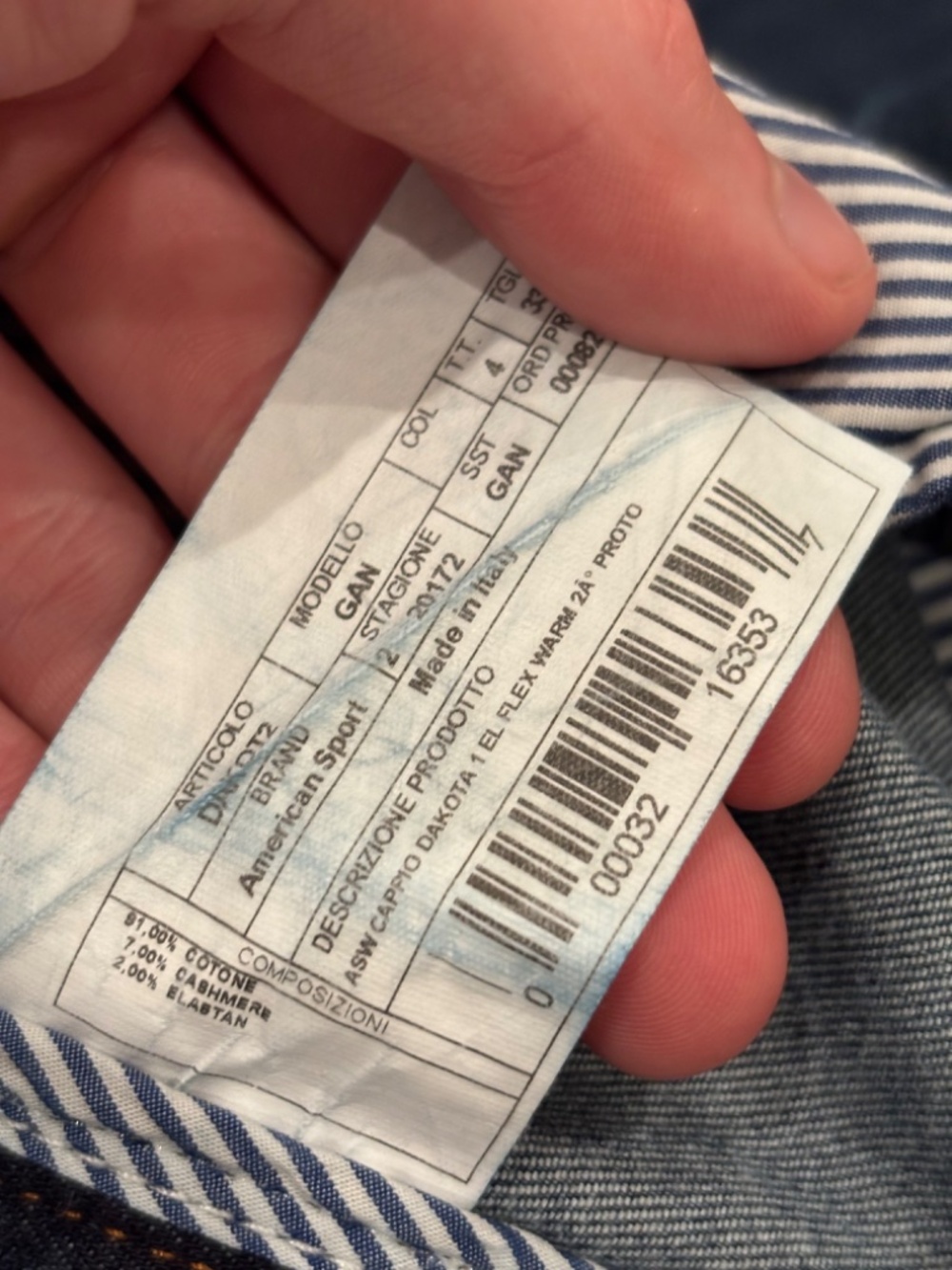 Ermenegildo Zegna Jeans Mens 33x31 Cotton Denim Straight Leg Slim Indigo Italy - Picture 7 of 9